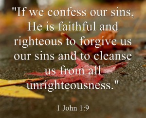 1 john 1 9 if we confess our sin